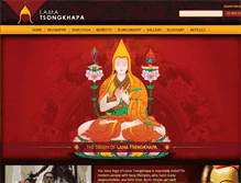 Tablet Screenshot of lama-tsongkhapa.com